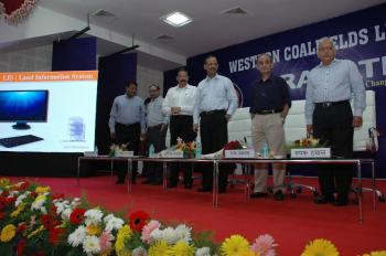 Shri. Swarup launched Satellite based Intergarted   Land information System at WCL